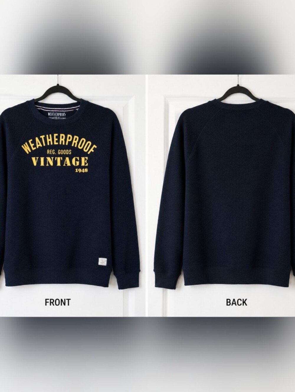 Weatherproof Vintage Collegiate Prep Retro Americana Sweater Boys Size XL